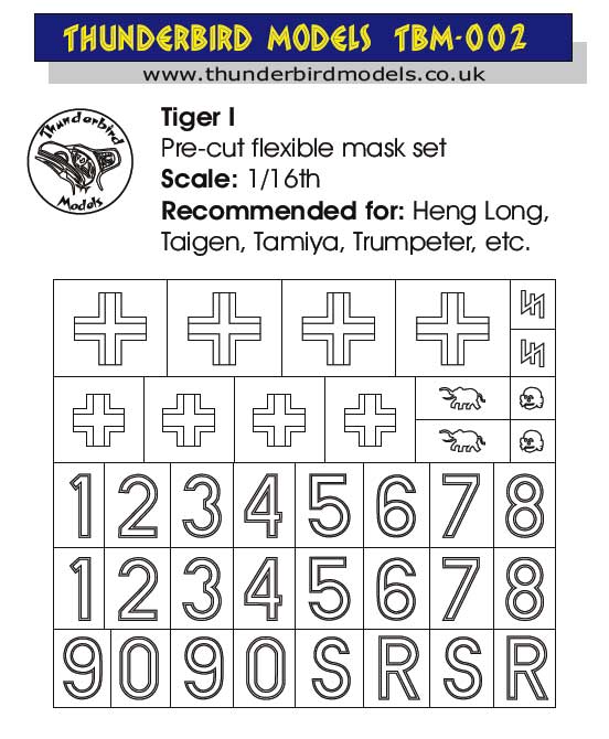 Thunderbird Models TBM002 1:16 Pz.Kpfw.VI Tiger I