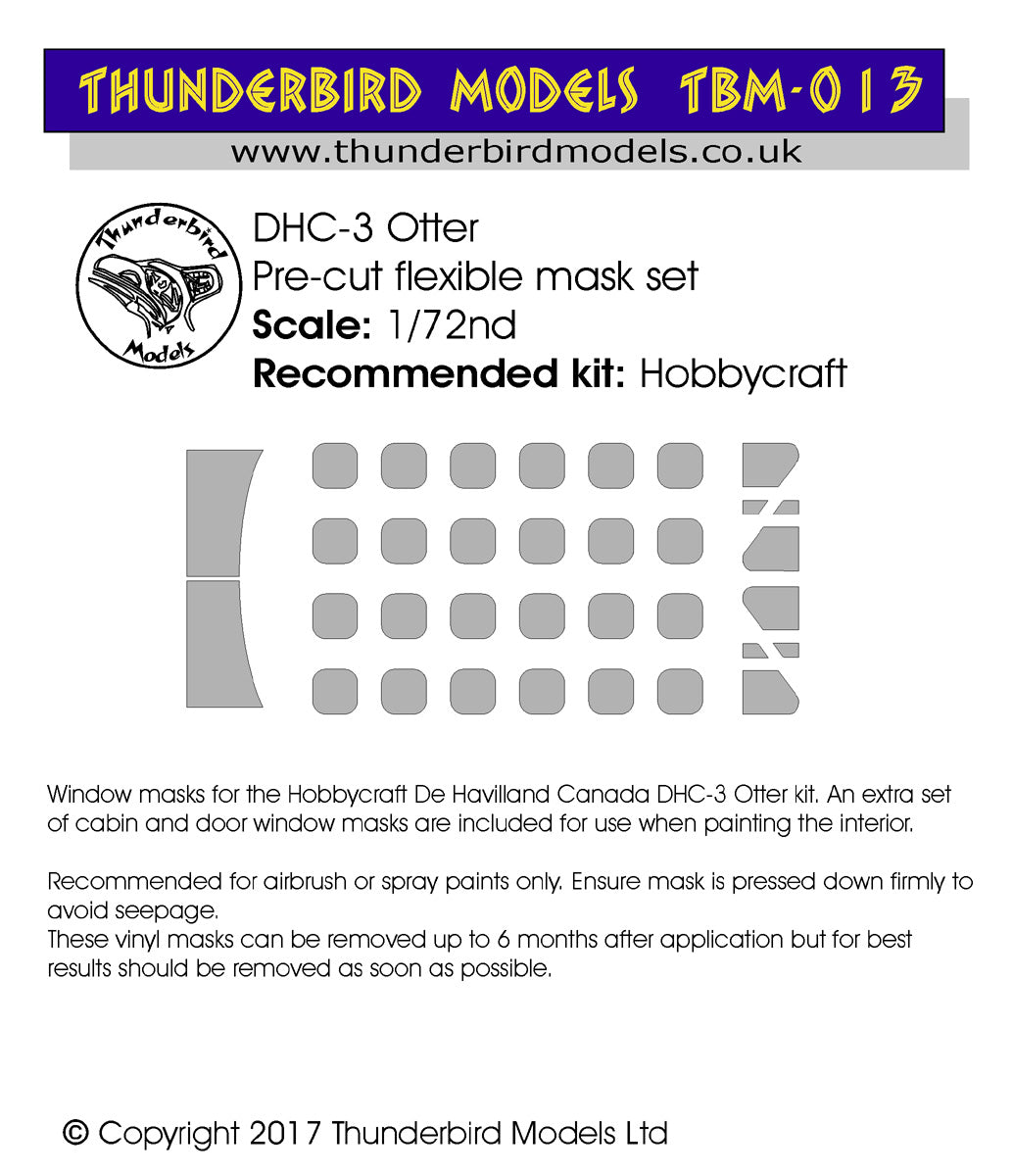 Thunderbird Models TBM013 1:72 de_Havilland_Canada DHC-3 Otter
