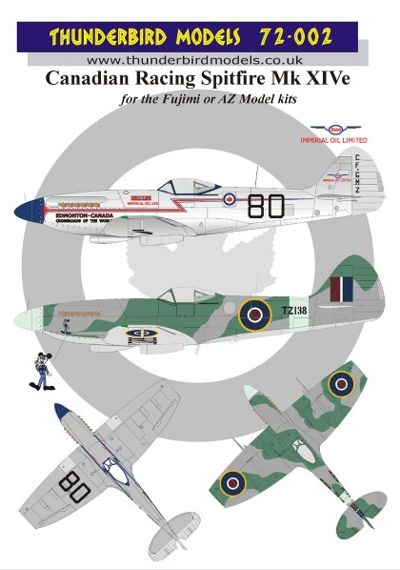 Thunderbird Models TBM72002 1:72 Racing Supermarine Spitfire Mk.XIV