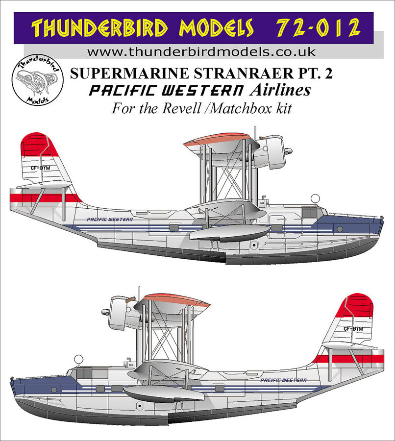 Thunderbird Models TBM72012 1:72 PWA Supermarine Stranraer