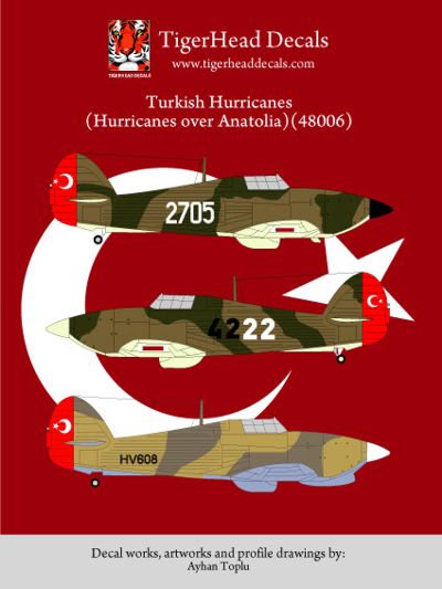 Tigerhead Models THD48006 1:48 Turkish Hawker Hurricanes