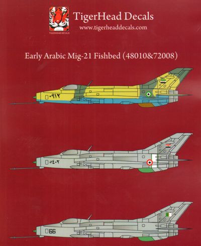 Tigerhead Models THD48010 1:48 Early Arabic Mikoyan MiG-21 F13 Fishbeds