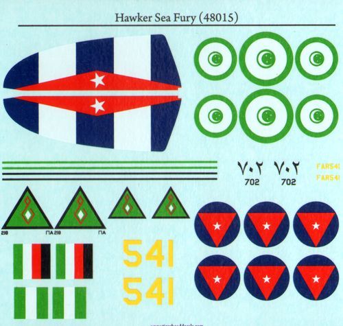 Tigerhead Models THD48015 1:48 Hawker Sea Fury FB.11 Overseas Operators