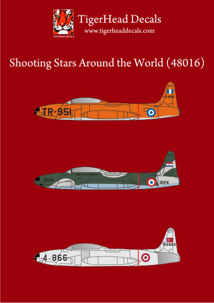 Tigerhead Models THD48016 1:48 Shooting Stars Around the World