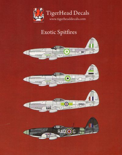 Tigerhead Models THD48022 1:48 Exotic Supermarine Spitfire Mk.22s