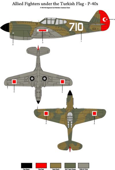 Tigerhead Models THD72001 1:72 Allied Fighters under the Turkish Flag