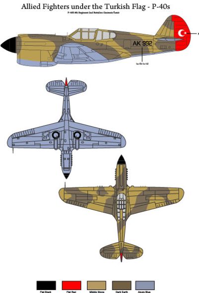 Tigerhead Models THD72001 1:72 Allied Fighters under the Turkish Flag