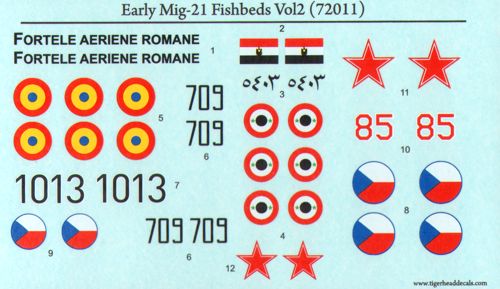 Tigerhead Models THD72011 1:72 Mikoyan MiG-21F-13 All Around the World