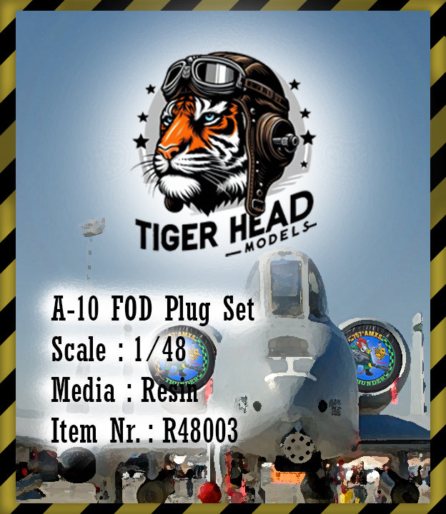 Tigerhead Models THR48003 1:48 Fairchild A-10A FOD Plug Set.