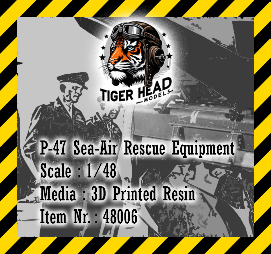 Tigerhead THR48006 P-47D Razorback Sea-Air Rescue Gear 1:48