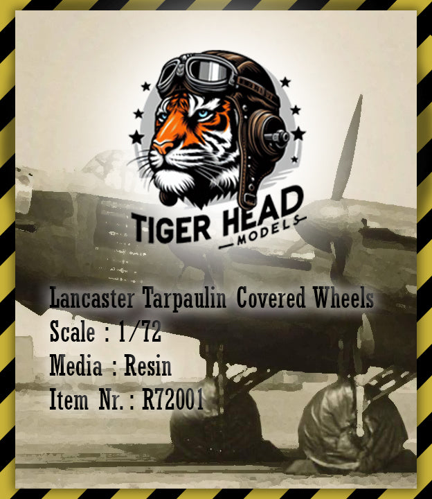 Tigerhead Models THR72001 1:72 Avro Lancaster Tarpaulin Covered Wheel Set