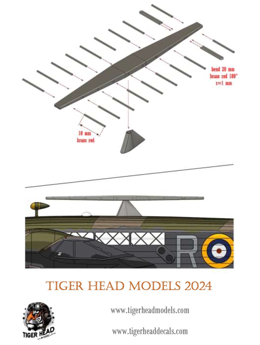 Tigerhead Models THR72003 1:72 Vickers Wellington Air intercepter Radar