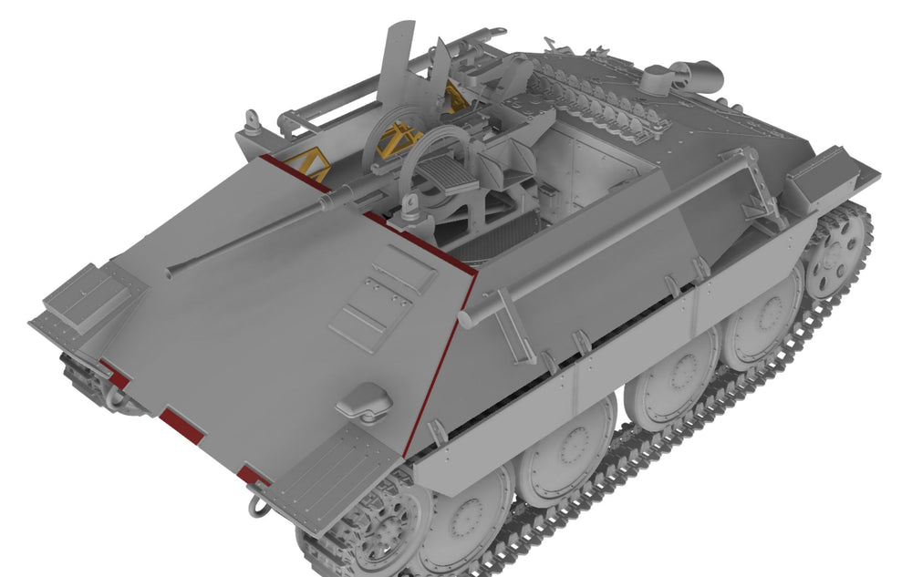Thunder Models THU35105SE Bergepanzer Hetzer with 20cm Flak 1:35