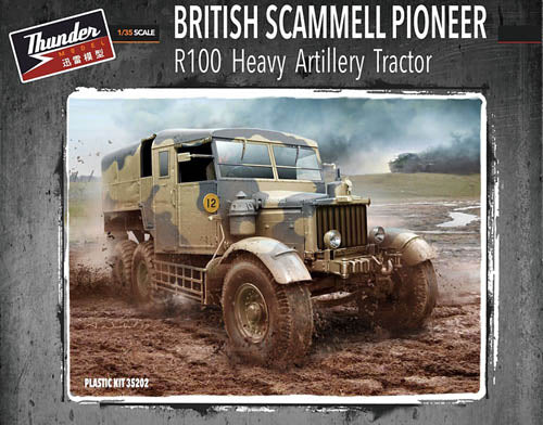 Thunder Models THU35202 1:35 Scammell Pioneer R100 Heavy Artillery Tractor