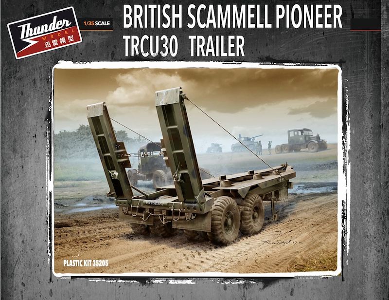 Thunder Models THU35205 1:35 British 30ton TRCU30 Trailer