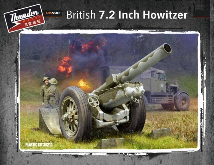 Thunder Models THU35211 1:35 British 7.2inch Howitzer