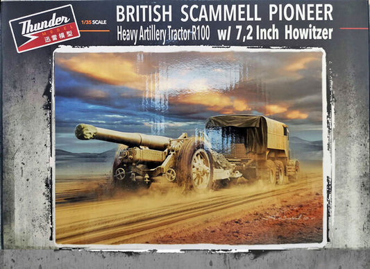Thunder Models THU35212 1:35 Scammell Pioneer Tractor & 7.2in Howitzer