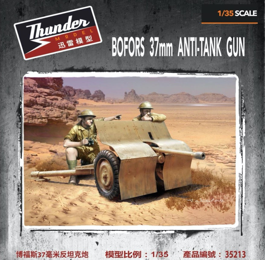 Thunder Models THU35213 1:35 Bofors 37 mm Ant-Tank Gun