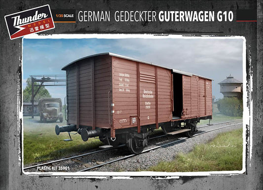 Thunder Models THU35901 1:35 German railway wagon Gedeckter Guterwagen G10