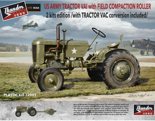 Thunder Models THU72001 1:72 US Army Tractor-2 full tractor kits inc