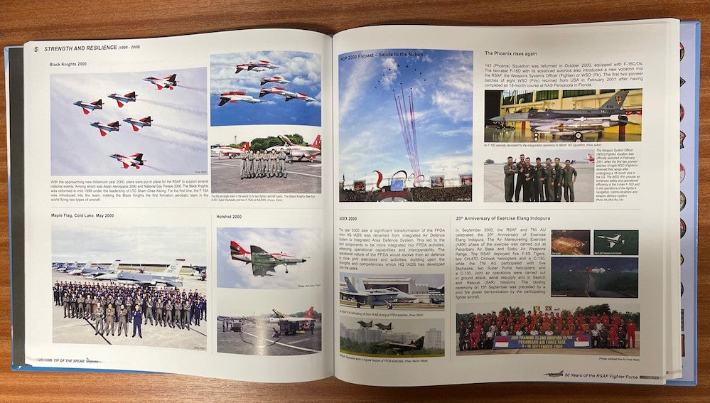 Tip Of The Spear: 50 Years Of RSAF Fighter Force Book