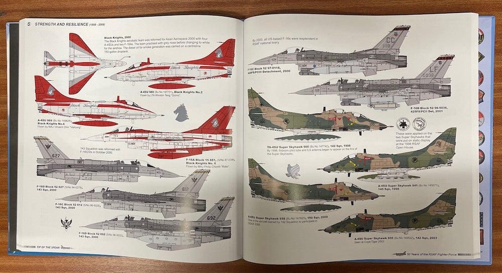 Tip Of The Spear: 50 Years Of RSAF Fighter Force Book
