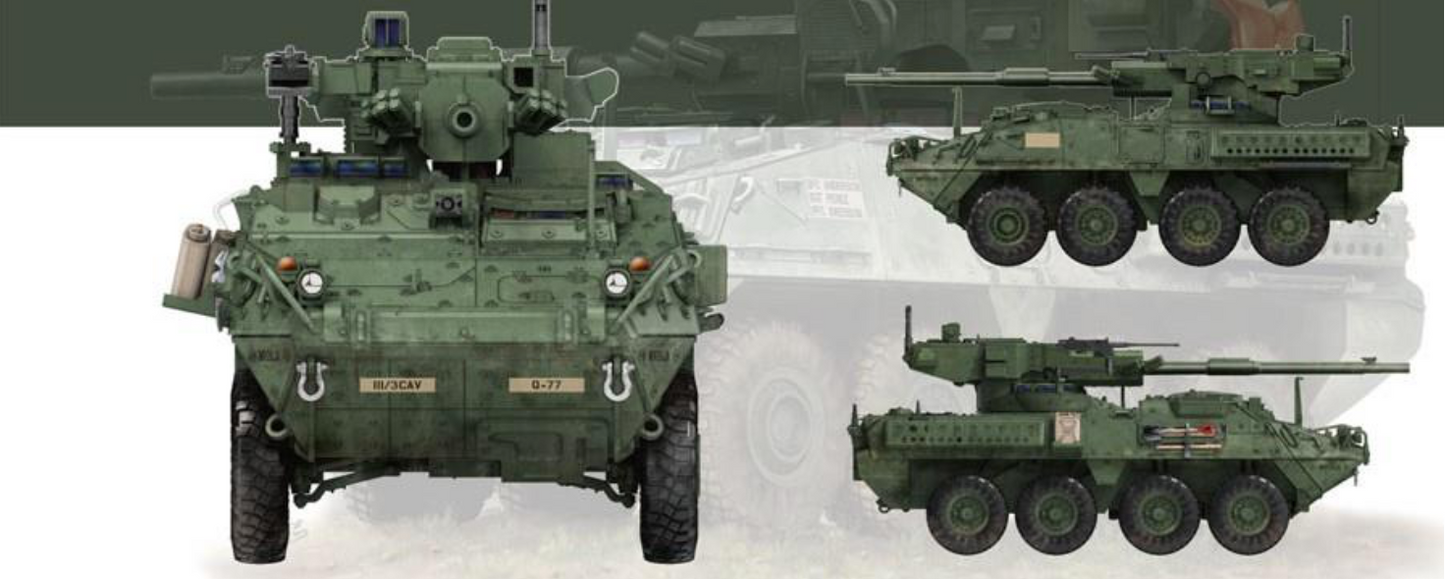 Border Model TK-7208 1:72 M1128 Stryker MGS
