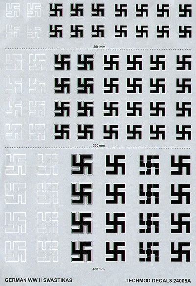 Techmod TM24005 1:24 Luftwaffe/German WWII Swastikas