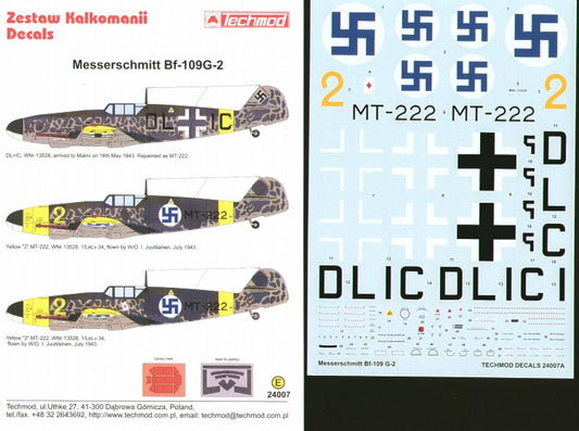 Techmod TM24007 1:24 Messerschmitt Bf-109G-2 in Finnish service