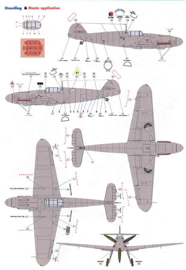 Techmod TM24011 1:24 Messerschmitt Bf-109G-2
