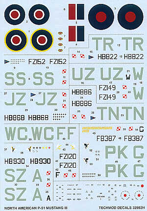 Techmod TM32005 1:32 Republic P-47D Thunderbolt 'Razorback'