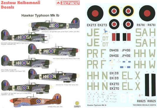 Techmod TM32021 1:32 Hawker Typhoon Mk.Ib