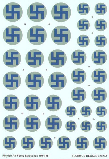 Techmod TM32023 1:32 Finnish Air Force Swastika National Insignia