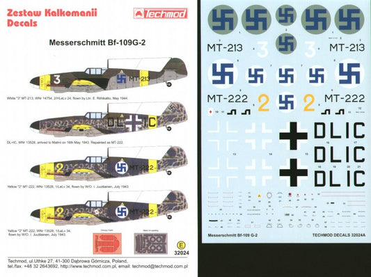Techmod TM32024 1:32 Messerschmitt Bf-109G-2 in Finnish service