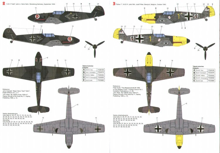 Techmod TM32026 1:32 Messerschmitt Bf-109E-3