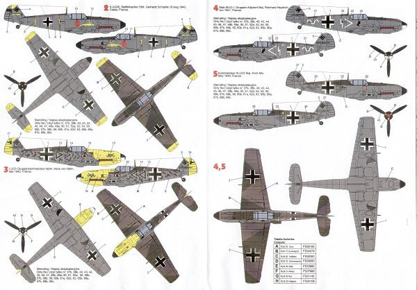Techmod TM32028 1:32 Messerschmitt Bf-109E-4