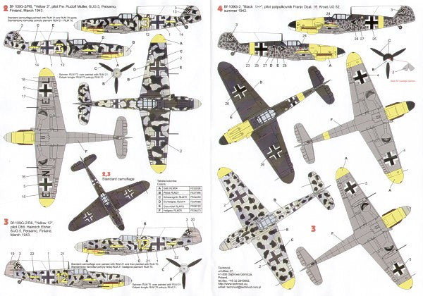 Techmod TM32029 1:32 Messerschmitt Bf-109G-2
