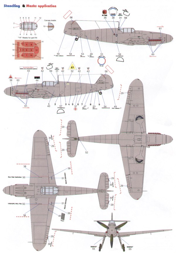 Techmod TM32029 1:32 Messerschmitt Bf-109G-2