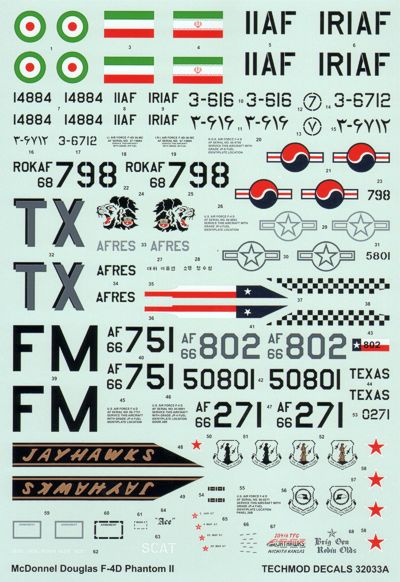Techmod TM32033 1:32 McDonnell F-4D Phantom II