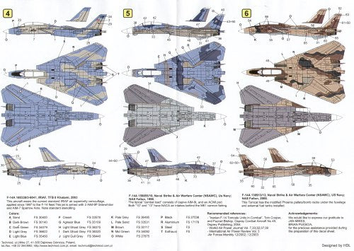 Techmod TM32034 1:32 Grumman F-14A Tomcats