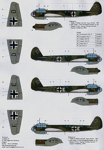 Techmod TM32038 1:32 Junkers Ju-88A-1
