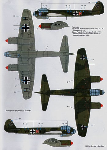 Techmod TM32038 1:32 Junkers Ju-88A-1