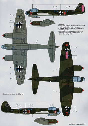 Techmod TM32039 1:32 Junkers Ju-88A-1