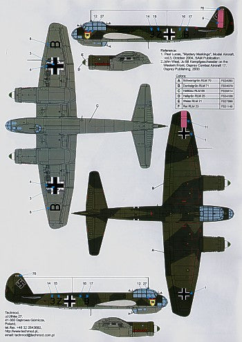 Techmod TM32039 1:32 Junkers Ju-88A-1