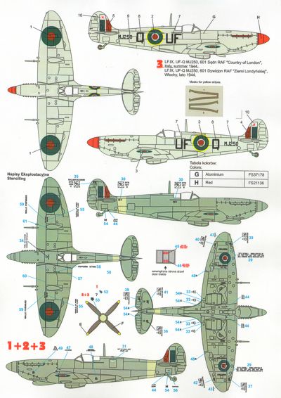 Techmod TM32044 1:32 Supermarine Spitfire Mk.IX
