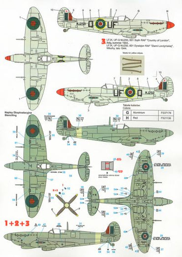 Techmod TM32044 1:32 Supermarine Spitfire Mk.IX