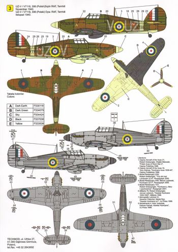 Techmod TM32045 1:32 Hawker Hurricane Mk.I