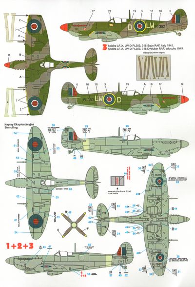 Techmod TM32048 1:32 Supermarine Spitfire Mk.IX