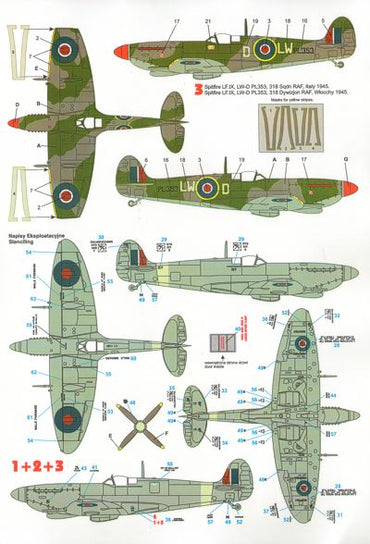 Techmod TM32048 1:32 Supermarine Spitfire Mk.IX