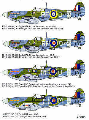 Techmod TM48005 1:48 Supermarine Spitfire Mk.Vb